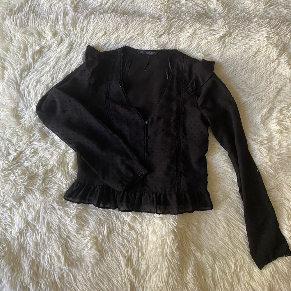 Black Zara Blouse